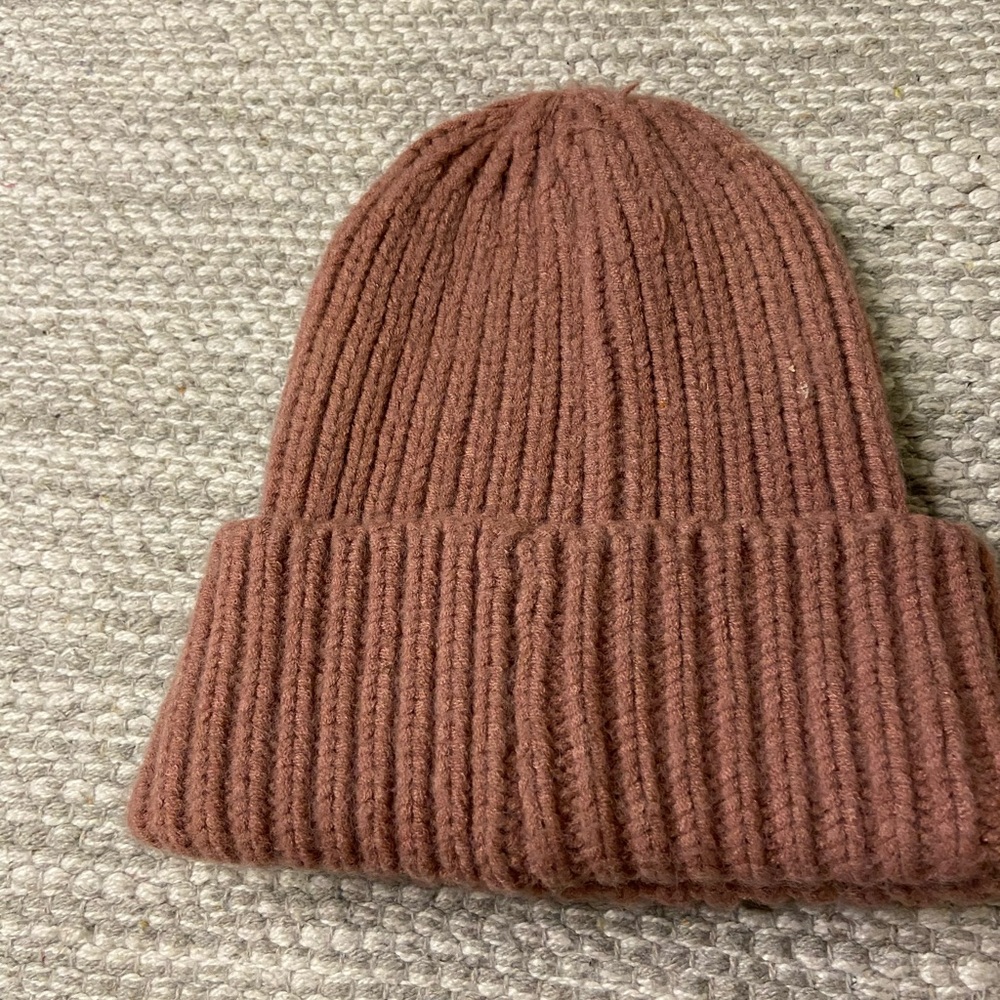 Cozy Brown Knit Beanie